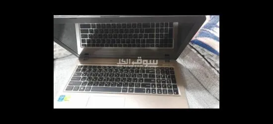 لابتوب لون اسود رمادي - 2